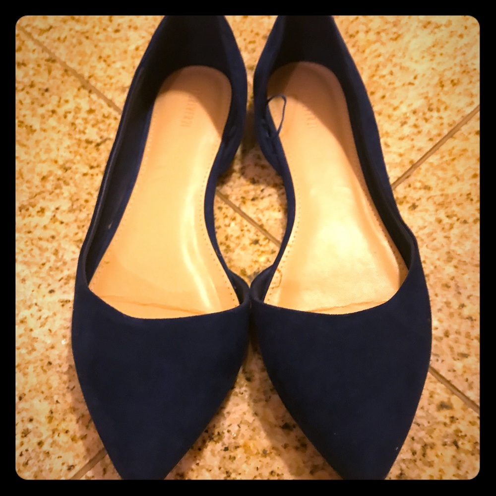 Blue flats